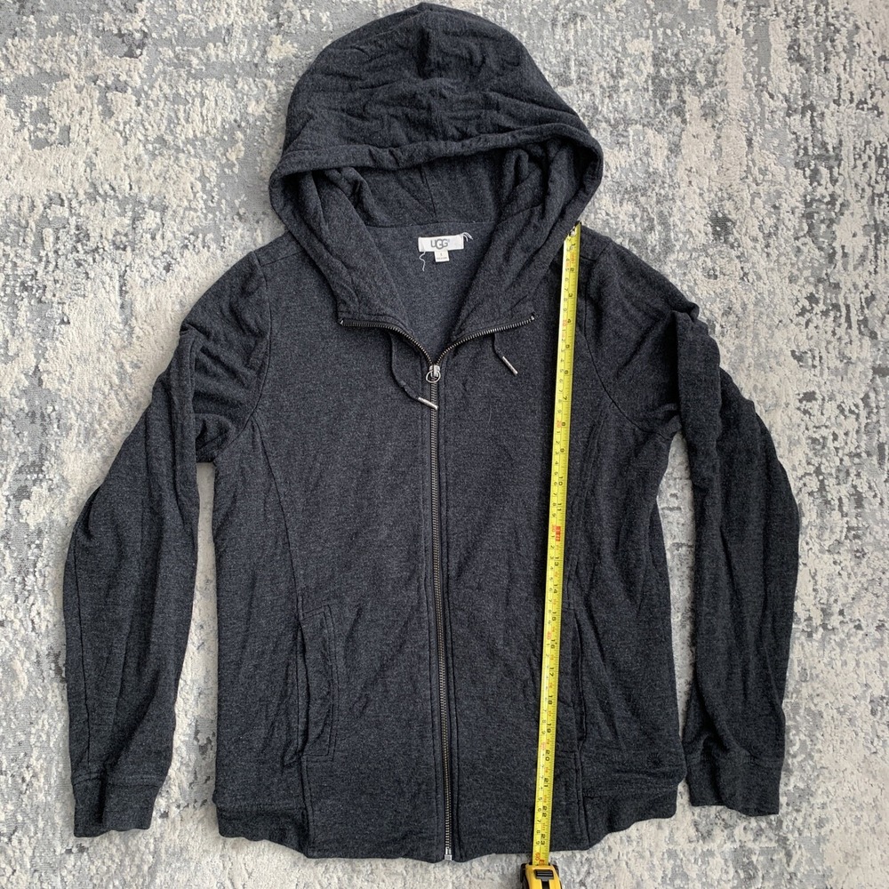 UGG Gray Ultra Soft Zip up Womens Hoodie Size Small